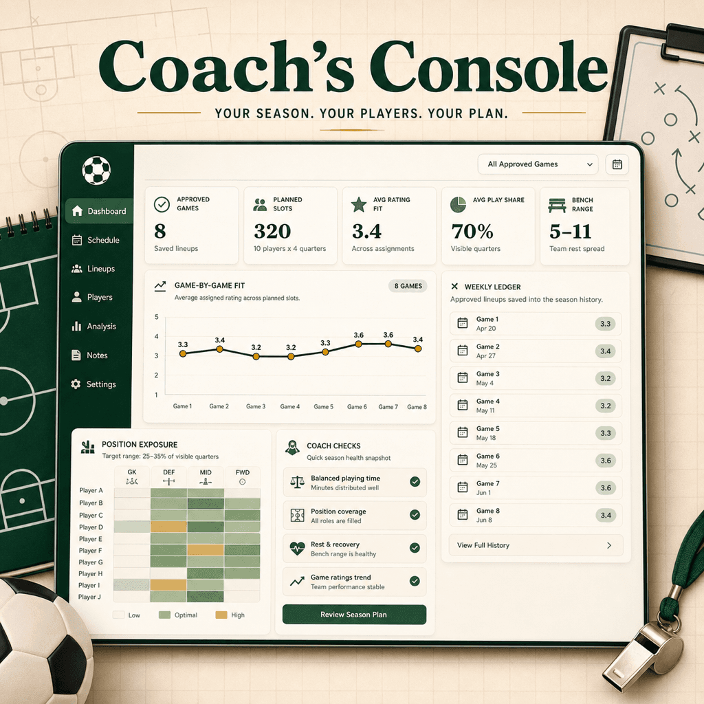 Coach's Console